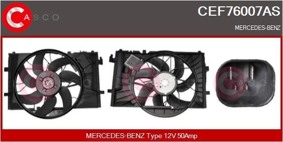 CASCO Electric Motor, radiator fan CEF76007AS Porsche 997 Electric motor, radiator fan CEF76007AS CASCO