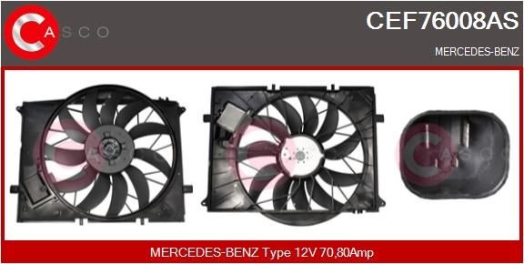 CASCO Elektromotor, kølerventilator CEF76008AS CASCO CEF76008AS Elektromotor, kølerventilator POLESTAR POLESTAR hvad koster
