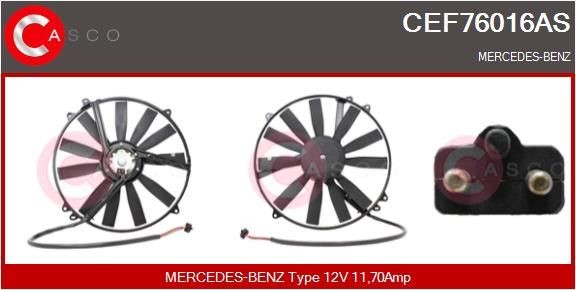 CASCO Elektrische motor, radiateurventilator CEF76016AS Elektrische motor, radiateurventilator CASCO CLA CEF76016AS goedkoop