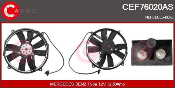 CASCO Elektrische motor, radiateurventilator CEF76020AS CEF76020AS Elektrische motor, radiateurventilator MERCEDES-BENZ CLA CASCO