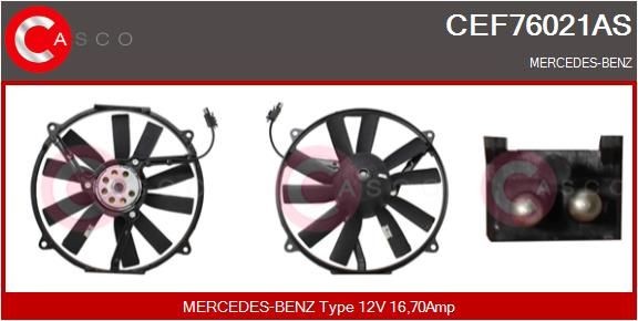 CASCO Elektrische motor, radiateurventilator CEF76021AS CASCO CEF76021AS originele Elektrische motor, radiateurventilator NISSAN X-TRAIL prijs