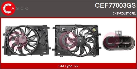 CASCO Elettromotore, Ventola radiatore CEF77003GS CASCO CEF77003GS Elettromotore, ventola radiatore Opel Kadett E Caravan prezzo