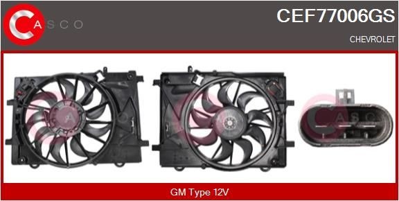 CASCO Elettromotore, Ventola radiatore CEF77006GS CEF77006GS Elettromotore, ventola radiatore CASCO CHEVROLET CAPRICE costo