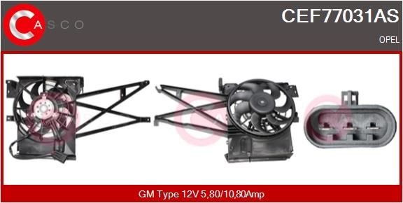 CASCO Elettromotore, Ventola radiatore CEF77031AS CASCO CEF77031AS Elettromotore, ventola radiatore Opel Kadett E Caravan originale prezzo