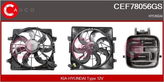 CASCO Μοτέρ, βεντιλατέρ ψυγείου CEF78056GS Μοτέρ, βεντιλατέρ ψυγείου CASCO KONA CEF78056GS φθηνά