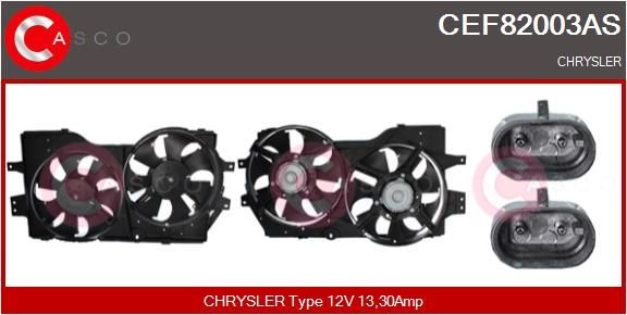 CASCO Elettromotore, Ventola radiatore CEF82003AS CASCO CEF82003AS Elettromotore, Ventola radiatore