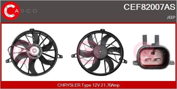 CASCO Elettromotore, Ventola radiatore CEF82007AS CEF82007AS Elettromotore, ventola radiatore CASCO JEEP PATRIOT costo