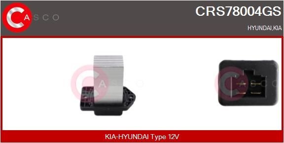 Blower motor resistor CASCO CRS78004GS CASCO CRS78004GS Blower motor resistor Kia CERATO 2009