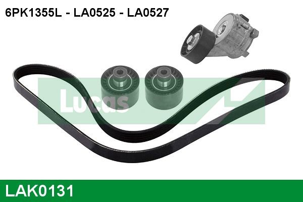 LUCAS Kit Cinghie Poly-V LAK0131 LAK0131 Kit cinghie poly-v LUCAS FIAT GRANDE PUNTO costo