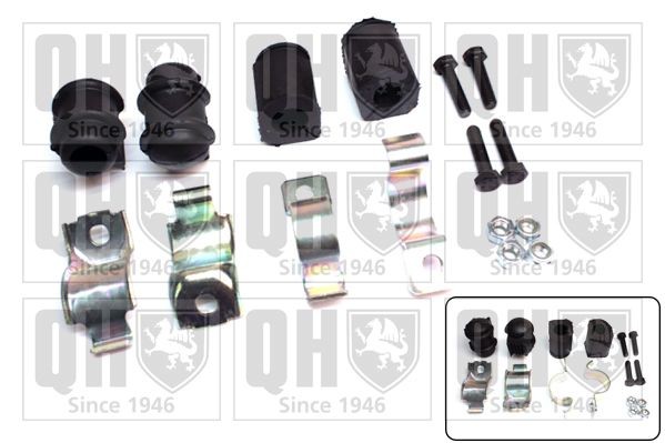 QUINTON HAZELL Reparasjonssett, stabilisatorlager EMBK2076 QUINTON HAZELL EMBK2076 Stabilisatorstag Renault 9 Sedan til en fordelagtig pris