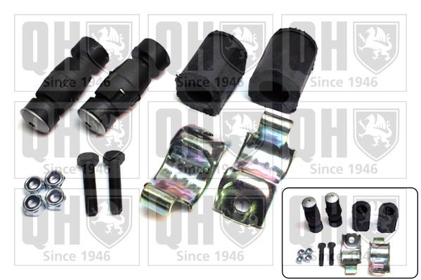 Stabilizatora komplekts QUINTON HAZELL EMBK2250 QUINTON HAZELL EMBK2250 Stabilizators balstiekārta RENAULT MODUS 2014