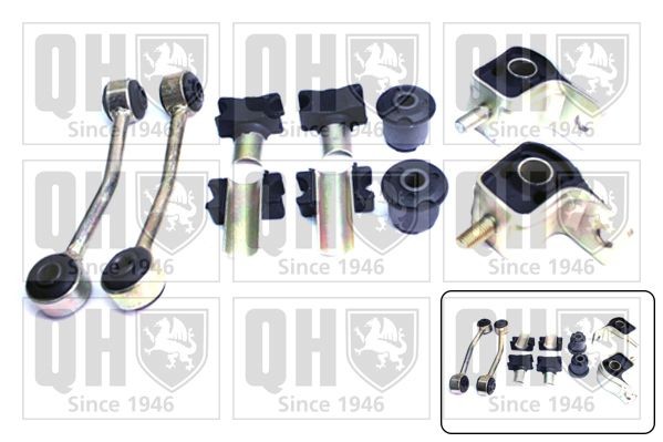 QUINTON HAZELL Σετ επισκευής, έδρανο σταθεροποιητή EMBK2257 QUINTON HAZELL EMBK2257 Μπαράκια ζαμφόρ Peugeot 405 15B γνήσια τιμες