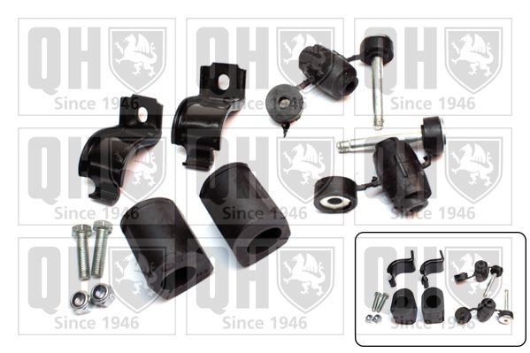 QUINTON HAZELL Reparationssats, krängningshämmarfäste EMBK2408 QUINTON HAZELL EMBK2408 Stabilisatorstag Renault Megane 1 Grandtour original