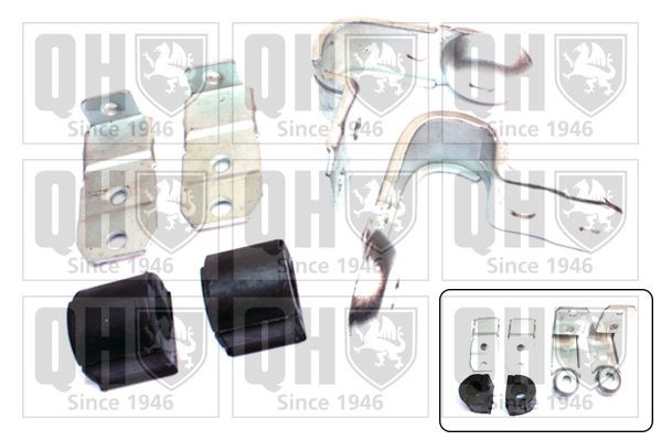 QUINTON HAZELL Kit de reparação, apoio da barra estabilizadora EMBK2415 Tirante da barra estabilizadora QUINTON HAZELL RENAULT EMBK2415