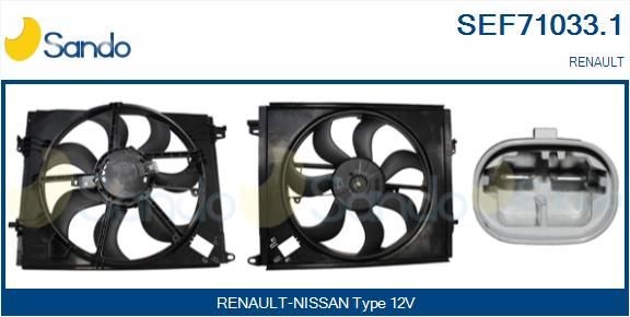 SANDO Elektromotors, Dzes. sist. radiatora ventilators SEF71033.1 SANDO SEF71033.1 Elektromotors, dzes. Sist. Radiatora ventilators Renault Master III Bus cena