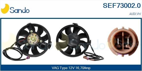 SANDO Kjølevite, radiator SEF73002.0 Elektromotor, radiator ventilator SANDO 80 SEF73002.0 billige