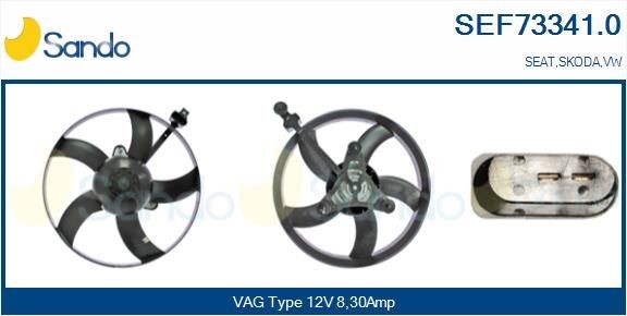 SANDO Koelventilator SEF73341.0 SEF73341.0 Koelventilator Volkswagen SHARAN SANDO