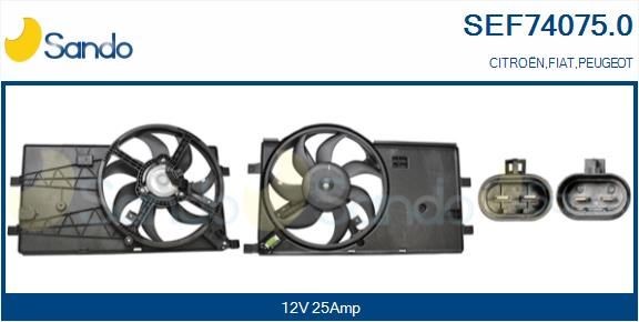 SANDO Elektromotor, kølerventilator SEF74075.0 Elektromotor, kølerventilator SANDO 3008 SEF74075.0 billig