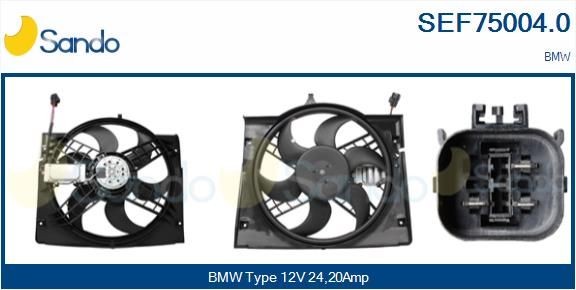 SANDO Μοτέρ, βεντιλατέρ ψυγείου SEF75004.0 SANDO SEF75004.0 Μοτέρ, βεντιλατέρ ψυγείου BMW E90 Sedan τιμες