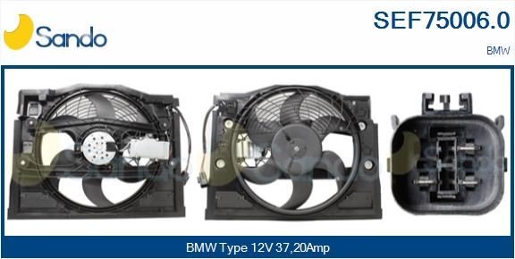 SANDO Elektrimootor, radiaatoriventilaator SEF75006.0 SANDO SEF75006.0 originaal Elektrimootor, radiaatoriventilaator 3 Compact (E46) hind
