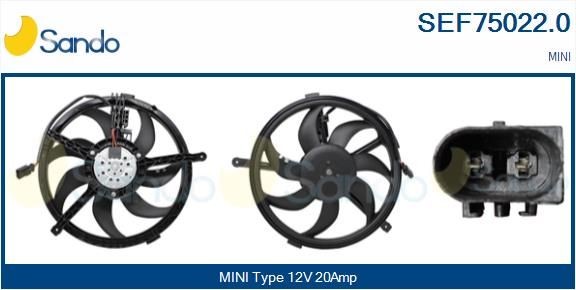 SANDO Moteur électrique, ventilateur pour radiateurs SEF75022.0 Moteur électrique, ventilateur pour radiateurs SANDO COUNTRYMAN SEF75022.0 pas cher