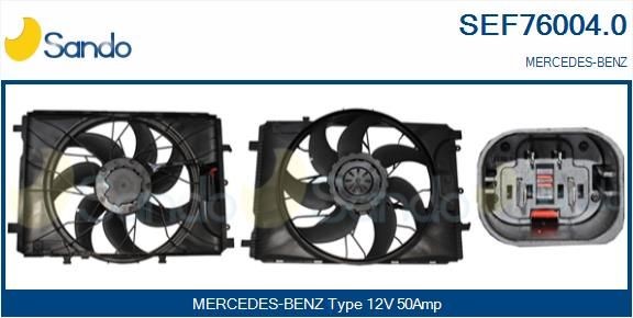 SANDO Elektromotor, kølerventilator SEF76004.0 SEF76004.0 Elektromotor, kølerventilator SANDO MERCEDES-BENZ VITO