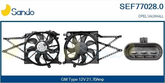 SANDO Elektromotor, kølerventilator SEF77028.0 SANDO SEF77028.0 Royale Sedan Elektromotor, kølerventilator originale pris