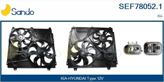 SANDO Moteur électrique, ventilateur pour radiateurs SEF78052.1 SANDO SEF78052.1 Moteur électrique, ventilateur pour radiateurs Kia Rio JB prix