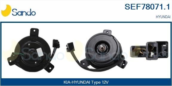 SANDO Elektromotor, kølerventilator SEF78071.1 SANDO SEF78071.1 Hyundai i30 II Stationcar Elektromotor, kølerventilator originale pris