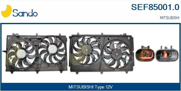 SANDO Electric Motor, radiator fan SEF85001.0 Mitsubishi PAJERO / SHOGUN SPORT SANDO electric motor, radiator fan SEF850010