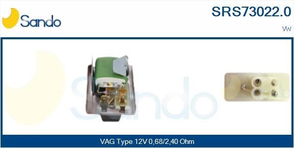 SANDO Gebläsewiderstand SRS73022.0 SRS73022.0 Gebläsewiderstand SANDO VW NEW BEETLE