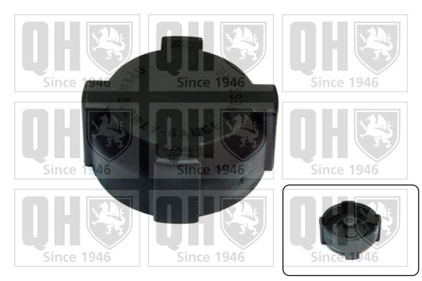 QUINTON HAZELL Uzatvárací kryt, nádobka chladiacej kvapaliny FC514 Uzáver nádrżky pre chladiacu zmes Land Rover LJ, LT FC514 QUINTON HAZELL