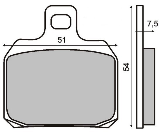 RMS Piduriklotsid 22 510 0490 Piduriklots RMS RENAULT 22 510 0490