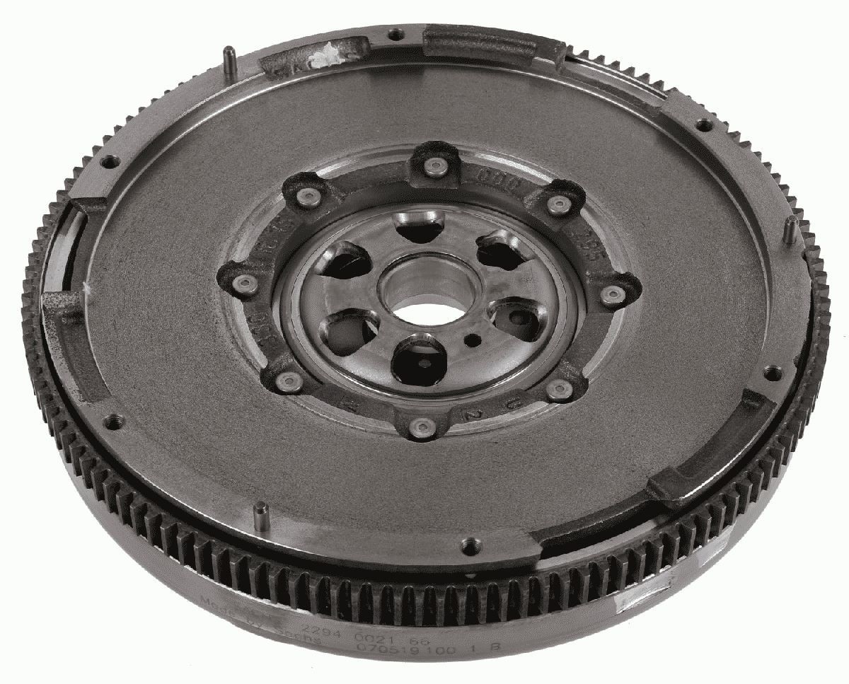 Dubbelmassa vliegwiel SACHS 2294 002 166 SACHS 2294 002 166 Vliegwiel van de motor Volkswagen MULTIVAN 2012
