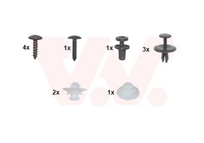 Mounting Kit, mud guard VAN WEZEL 0969796 VAN WEZEL 0969796 TOYOTA CELICA 2004 wing price