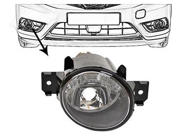 Mistlamp VAN WEZEL 3341998 VAN WEZEL 3341998 Mistlampen NISSAN PULSAR 2025