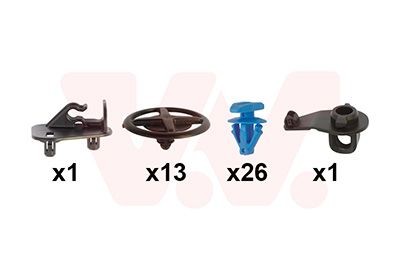 VAN WEZEL Mont.sats, motorhuv 3356797 3356797 VAN WEZEL motorhuven LAND ROVER FREELANDER