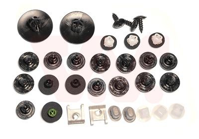 VAN WEZEL Mounting Kit, mud guard 3380796 VAN WEZEL 3380796 genuine Nissan Pick Up MD21 wing price
