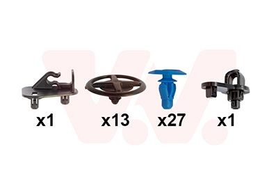 VAN WEZEL Mont.sats, motorhuv 3391797 3391797 VAN WEZEL motorhuven SKODA KAROQ