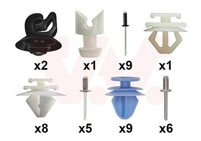 VAN WEZEL Montaažikomplekt, Uks 4028799 Uksed üksikosad VAN WEZEL 308 4028799 odav