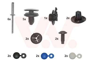 VAN WEZEL Montāžas komplekts, Buferis 4076793 VAN WEZEL 4076793 orģinālās Bufera kronšteins Peugeot 3008 Mk1 cena