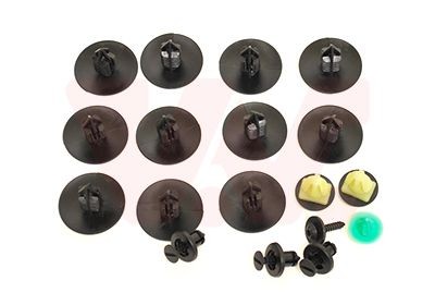 VAN WEZEL Kit de montagem, guarda-lamas 4312796 VAN WEZEL 4312796 Guarda-lamas Fiat 600 originais