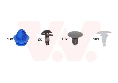 VAN WEZEL Mont.sats, motorhuv 4317797 4317797 VAN WEZEL motorhuv delar RENAULT TRAFIC