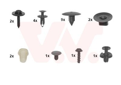 VAN WEZEL Montagesatz, Kotflügel 4356796 4356796 VAN WEZEL Express II Kotflügel kaufen