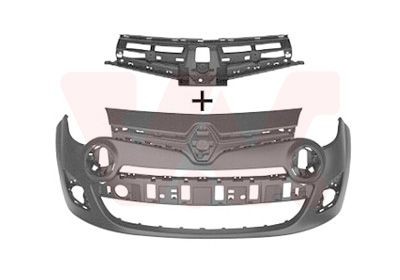 VAN WEZEL Bumper 4372574 Voorbumper VAN WEZEL SAFRANE 4372574 goedkoop