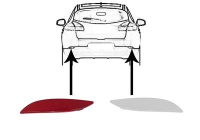 Catarifrangente posteriore VAN WEZEL 4377939 VAN WEZEL 4377939 Catadiottro posteriore Renault KOLEOS 2021