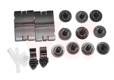 VAN WEZEL Σετ τοποθέτησης, καπό μηχανής 4388797 Καπό VAN WEZEL Nissan SILVIA 4388797