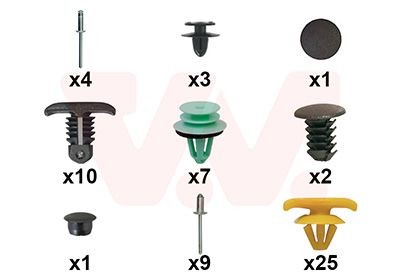 VAN WEZEL Kit montaggio, Portiera 7622799 7622799 costo Portiere componenti VAN WEZEL SKODA KODIAQ