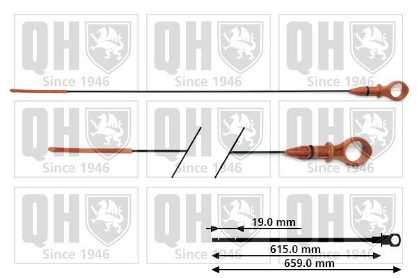 Oliepeilstok QUINTON HAZELL QOD116 QUINTON HAZELL QOD116 Oliepeilstok TOYOTA AVENSIS 2009