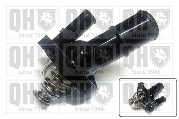 Kühlwasserthermostat QUINTON HAZELL QTH996K QUINTON HAZELL QTH996K Kühlmittelreglergehäuse LAND ROVER RANGE ROVER EVOQUE 2012 Kosten